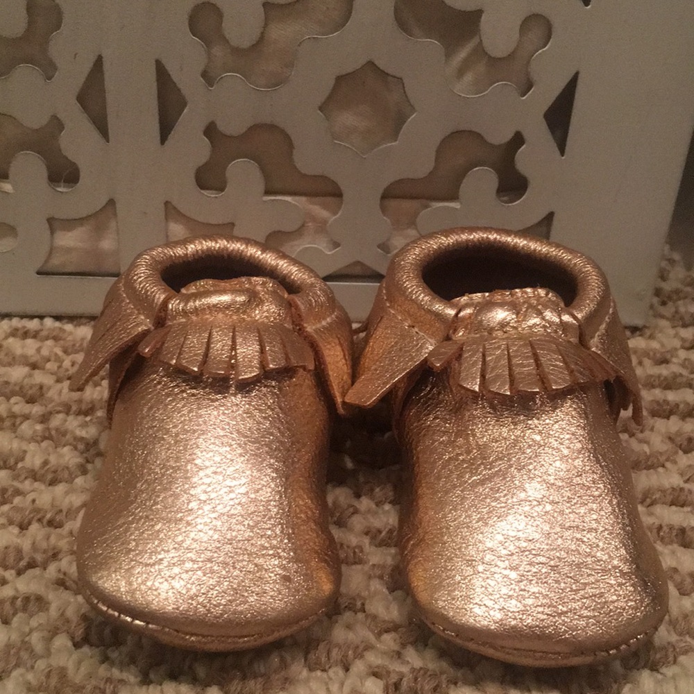 Rose Gold sz 4 Freshly Picked Moccs!!!